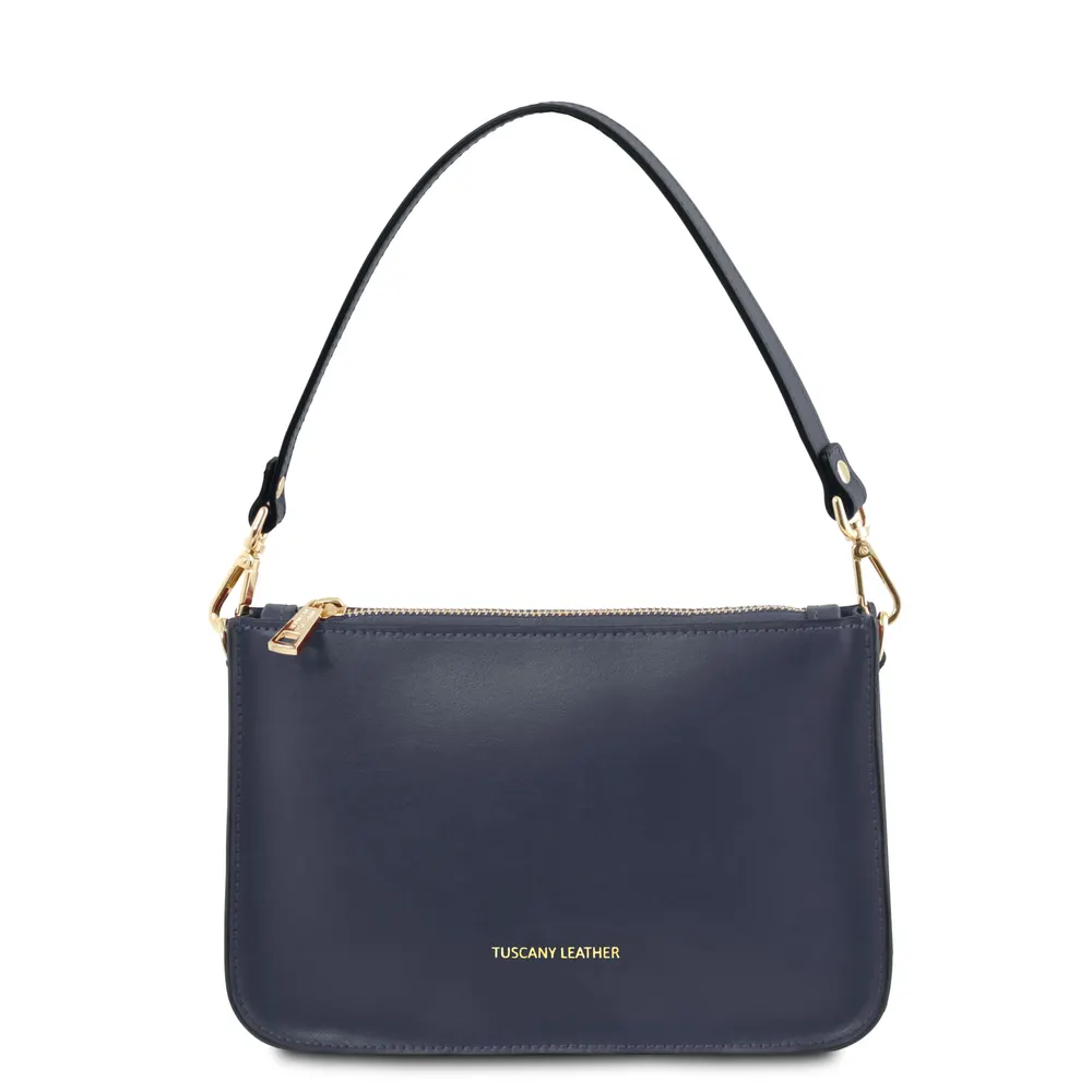 Cassandra Leather clutch handbag