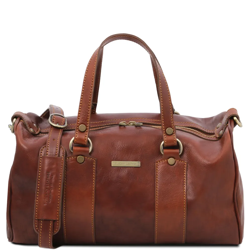 Lucrezia Leather maxi duffle bag