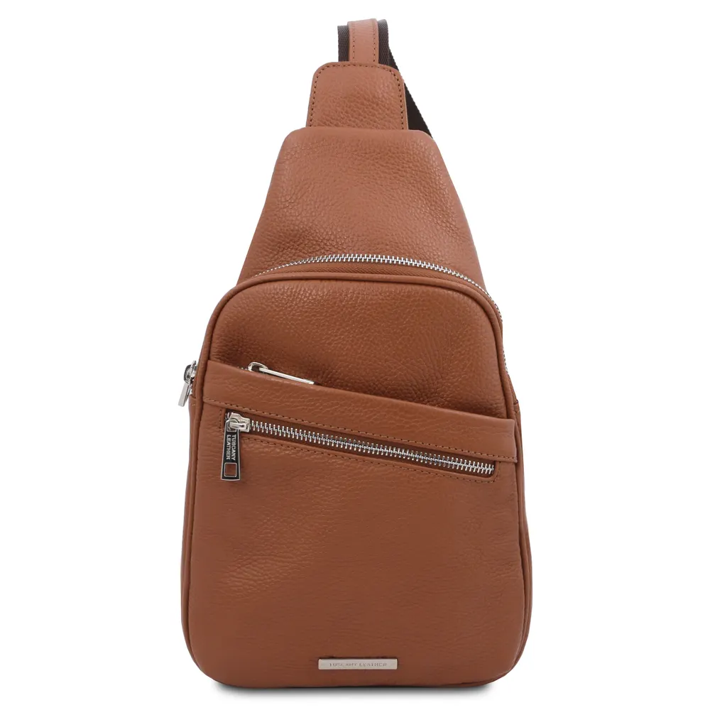 Albert Soft leather crossover bag