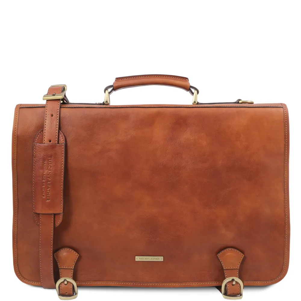 Ancona Leather messenger bag