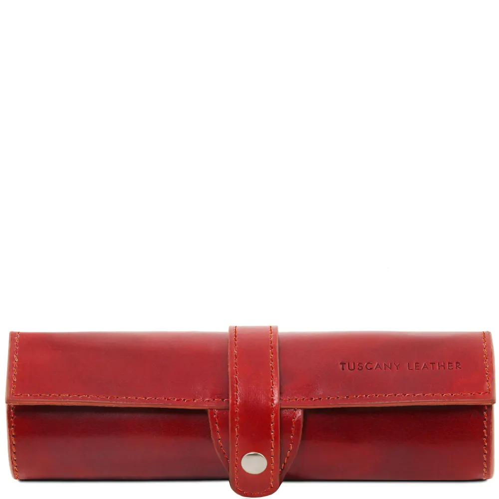Exclusive leather pen holder