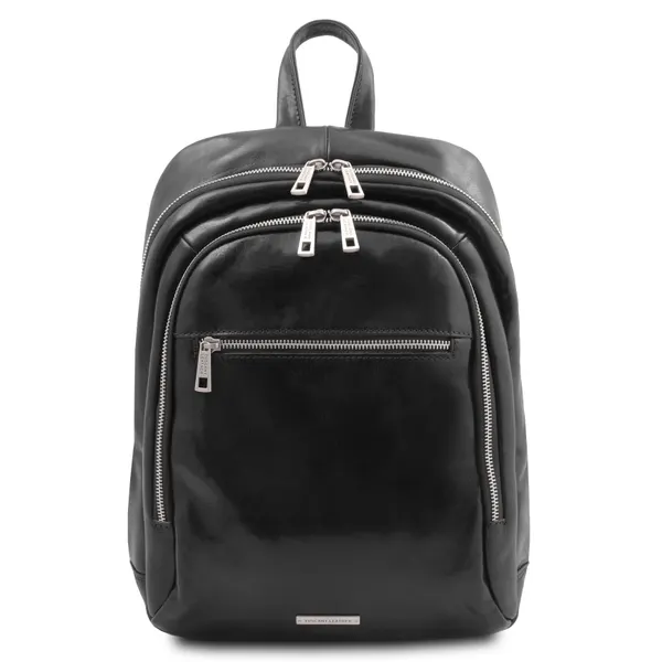 Perth 2 Compartments leather backpack