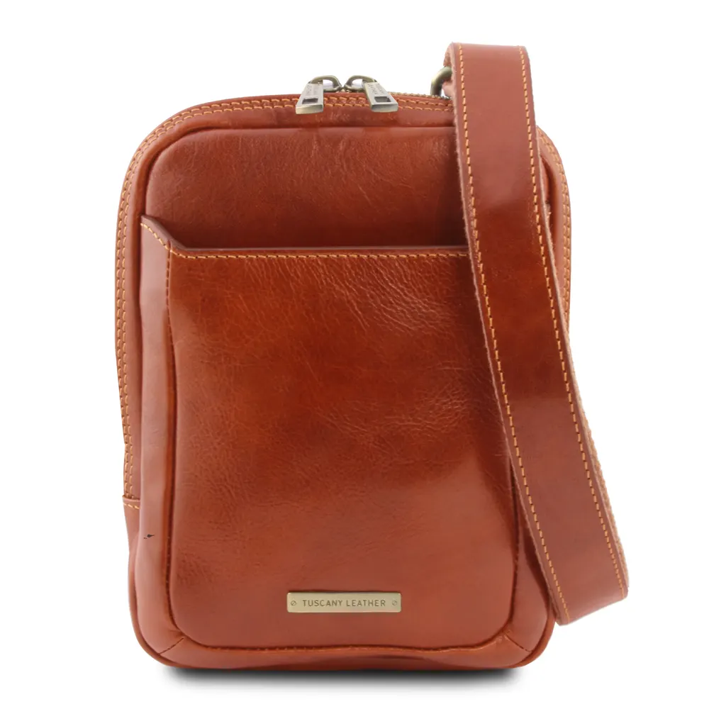 Mark Leather Crossbody Bag