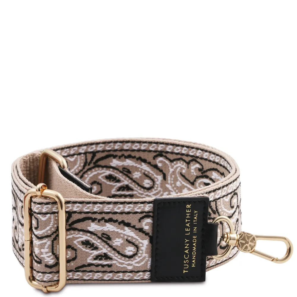 Adjustable fabric strap