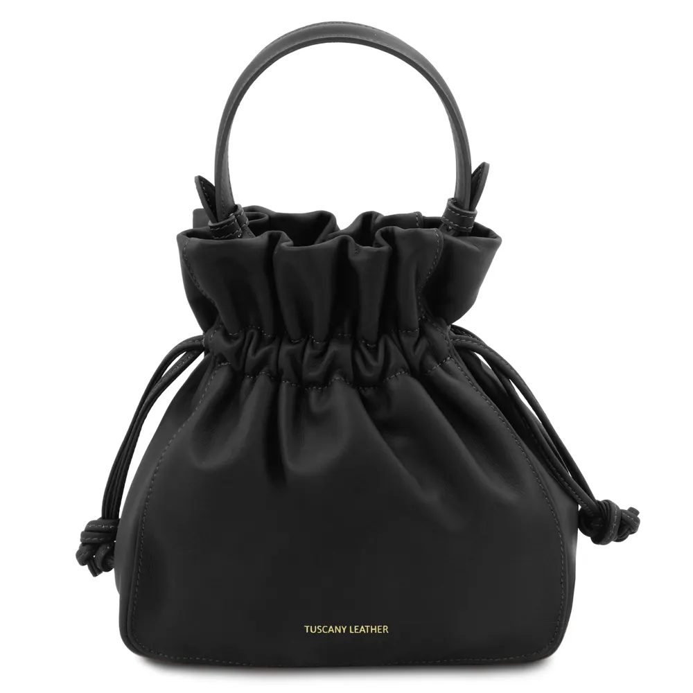 TL Bag Soft leather bucket bag