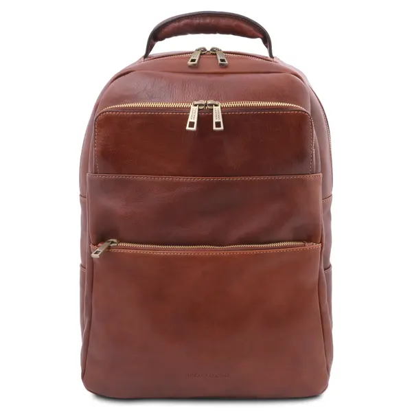 Melbourne Leather laptop backpack
