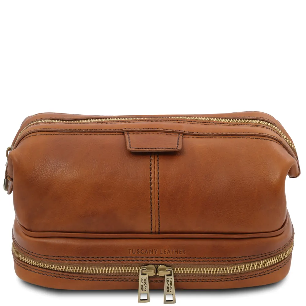 Patrick Leather toiletry  bag