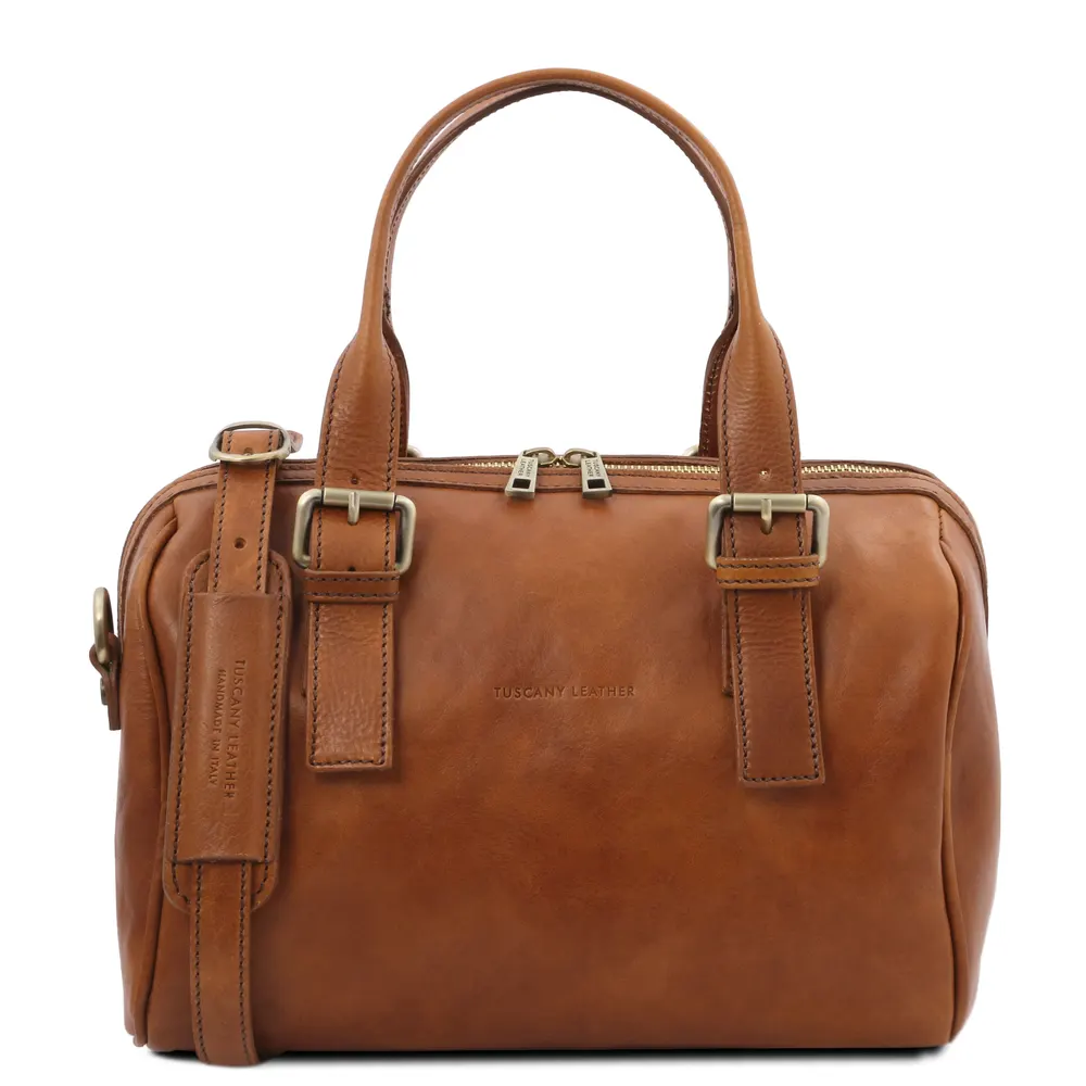 Eveline Leather duffle bag
