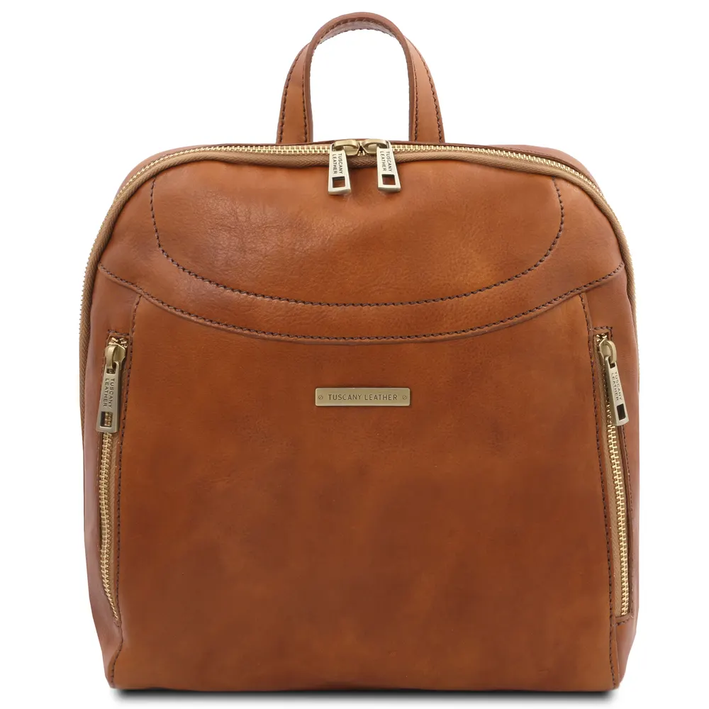Manila Leather backpack