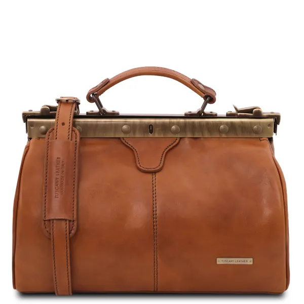 Michelangelo Doctor gladstone leather bag