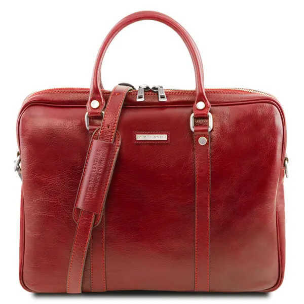 Prato Exclusive leather laptop case