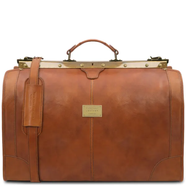 Madrid Gladstone Leather Bag - Large size