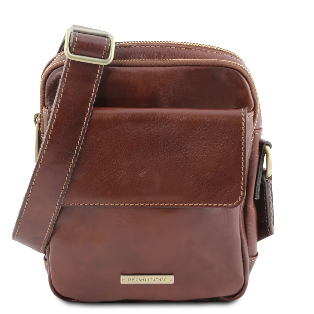 Larry Leather Crossbody Bag