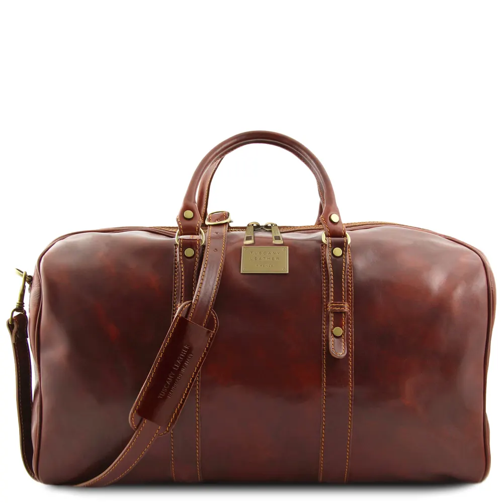 Francoforte Exclusive Leather Weekender Travel Bag