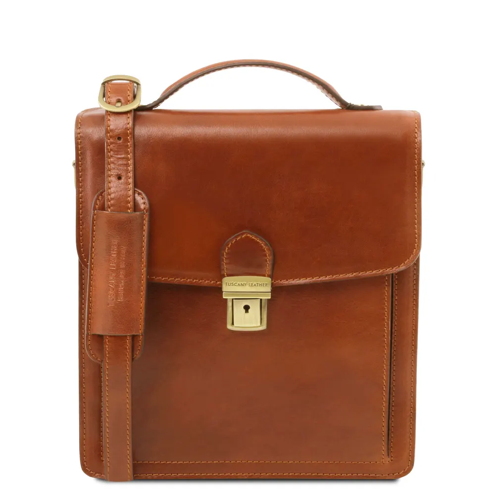 David Leather Crossbody Bag - Small size