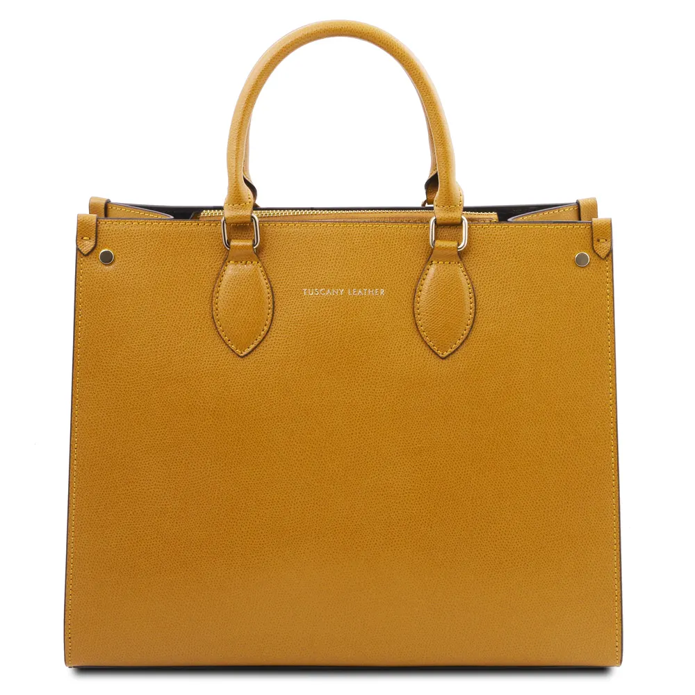 Iside Leather business bag for women