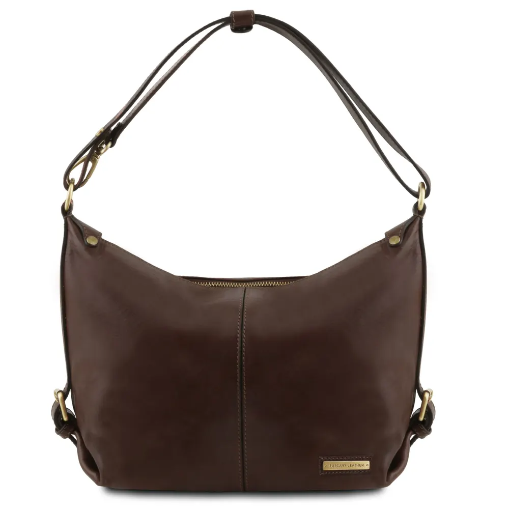 Sabrina Leather hobo bag