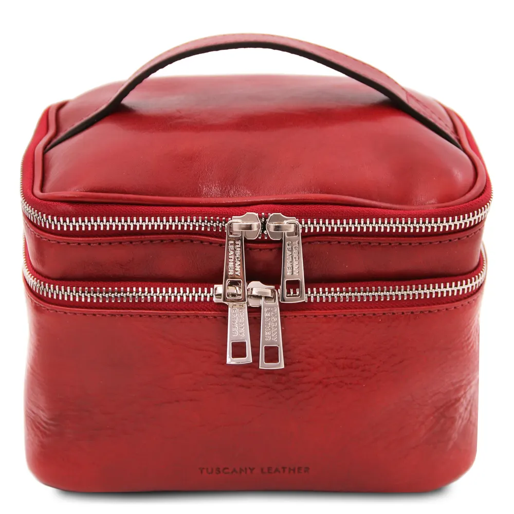 Eliot Leather toiletry bag
