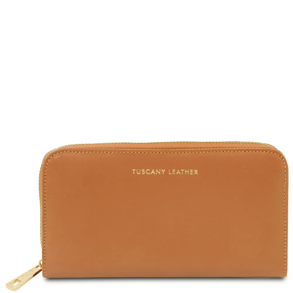 Venere Exclusive zip around leather wallet